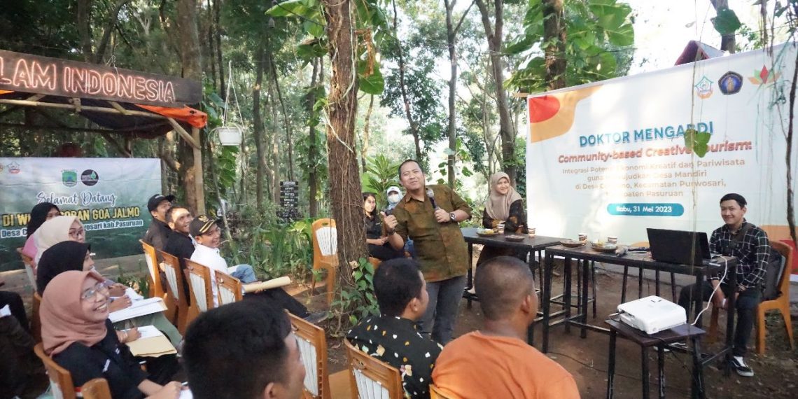 Usung Konsep Community-based Creative Tourism, Tim DM UB Poles Wisata Coban Goa Jalmo Pasuruan